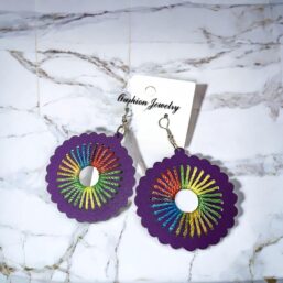 Sun Spiral Earrings
