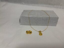 Golden Seed – Necklace & Earring Set