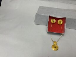 Afro Lazy Spiral – Necklace & Earring Set