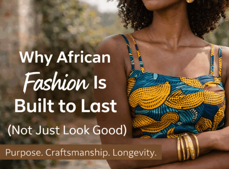 Why African Fashion Is Built to Last (Not Just Look Good)