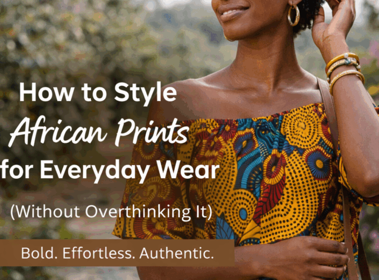 How to Style African Prints for Everyday Wear (Without Overthinking It)