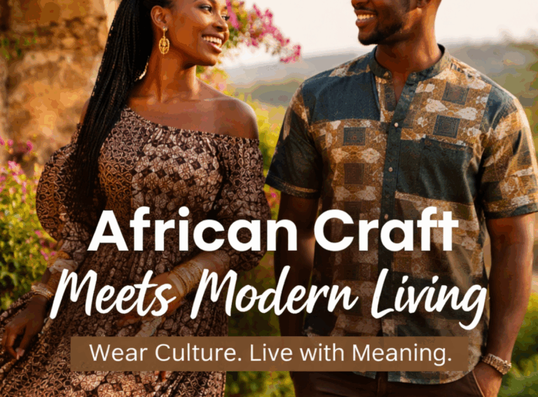 African Craft Meets Modern Living: Why What You Wear Should Mean More