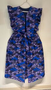 Royal Prism - Open Side Wax Print Maxi Tunic Dress