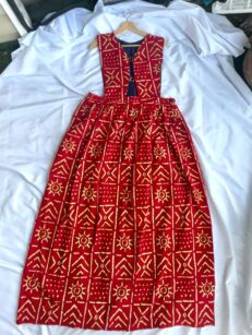 Bogolan Sun Apron Dress